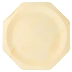 MONOUSO - Teller aus Holz Achteckig 26 cm (200 Einheiten)