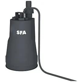SFA Sanibroy SFA Schmutzwasserpumpe SANIPUDDLE-001 mit Flachsaugfunktion, für Kellerentwässerung