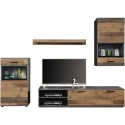 Mala Regal Aufstellung A, Matera Dekor, Old Wood Dekor.