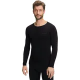 Falke Longsleeved Herren Unterhemd, schwarz - XXL