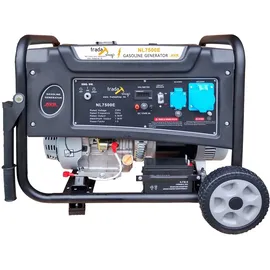 Fradashop Benzin Generator AVR 7kW 2x230V Benzintank Stromgenerator Stromerzeuger Strom