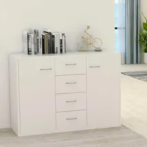 vidaXL Sideboard 88 x 65 x 30 cm Weiß