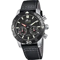 Lotus Leder schwarz Lotus Classic Armbanduhr D2UL18811/2 - Schwarz