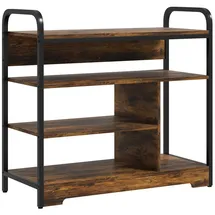 Homcom Schuhregal 70 x 65 x 30 cm braun