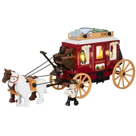lumibricks Konstruktionsspielzeug Western Postkutsche 128-tlg.