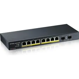 ZyXEL GS1100-10HP v2 10-Port unmanaged 8x Gigabit, 2x Fiber Uplink, 120W PoE+