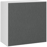 platino24 Schallabsorber Regaleinsatz 1 Element 33 x 33 x 10 cm Granitgrau I Akustikpaneele aus Basotect® G+ mit Akustikfilz I Akustikelemente kompatibel mit IKEA KALLAX oder EXPEDIT