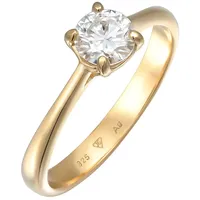 Elli PREMIUM Moissanite Solitär Verlobungsring 925 Silber 54 Damen