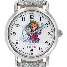 Prinzessin Lillifee 2100473 Kunstledergehäuse Silber Armbanduhr Silber