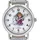 Prinzessin Lillifee 2100473 Kunstledergehäuse Silber Armbanduhr Silber