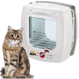 Ferplast SWING MICROCHIP Katzenklappe 22,5 x 16,2 x 25,2 cm Weiß