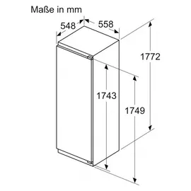 Bosch KIL82ADD0 Einbaukühlschrank (280 l, 1772 mm hoch)