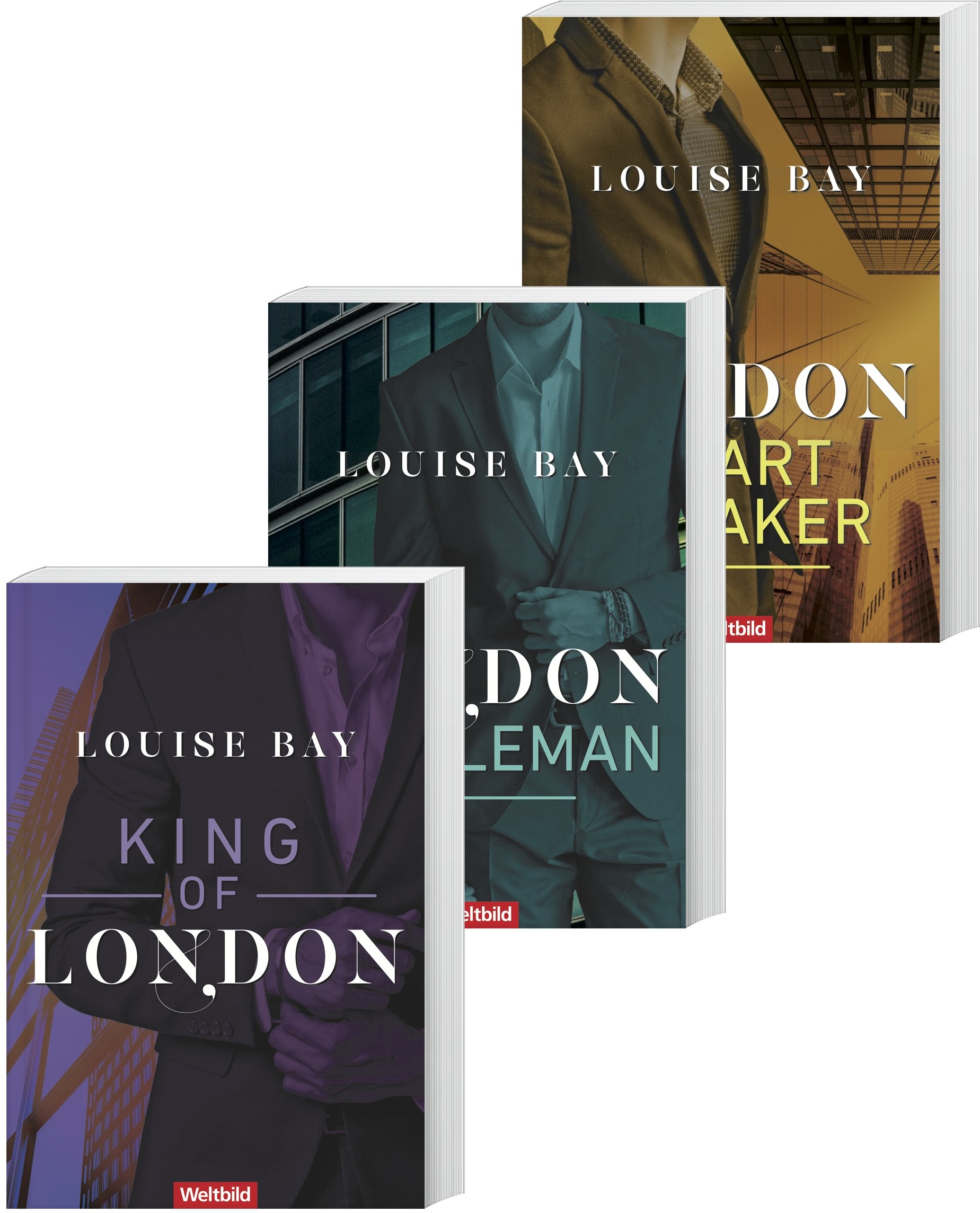 King Of London/ London Gentleman/ London Heartbreaker - Louise Bay  Taschenbuch