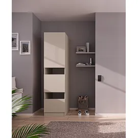 BASIC by Balculina BASIC Wäscheschrank 50 x 200 x 68 cm Weiß