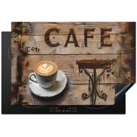 onlywow Herdabdeckplatte, Café | Gr.: 78 x 52 cm,