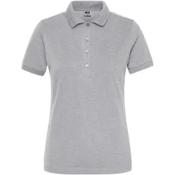Damen Bio Stretch Polo-Shirt "JN1805" UV-Schutz - XXL - grey-heather