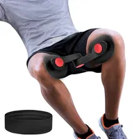 Oberschenkeltrainer 16KG Beckenbodentrainer für Männer und Damen, Beinpresse für Zuhause und Beintrainer, Beckenboden Trainingsgerät, Kegel Trainer für Postpartale Erholung, Gesäßtrainer mit Band