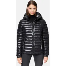 trueprodigy Adan F Damen, Steppjacke hochschließender Kragen schwarz, XS, - Schwarz - XS
