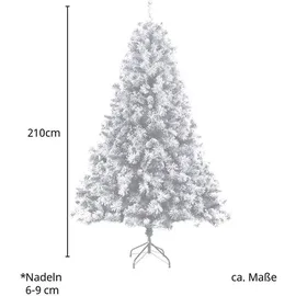 Svita Weihnachtsbaum künstlich Weiß 210 cm