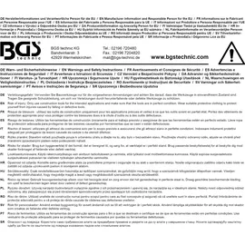 BGS Unterstellpyramiden 10-teilig