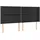 vidaXL Boxspringbett mit Matratze & LED Schwarz 160x200 cm Kunstleder