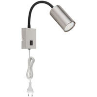 ETC Shop Wandlampe Leselampe Schreibtischlampe GU10 Wandleuchte Schlafzimmer, Flexo