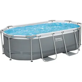 BESTWAY Steel Pro MAX Solo Pool 305 x 200 x 84 cm grau/ blau