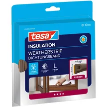 Tesa Dichtband Gummi Braun 10 m x 9 mm