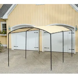 ShelterLogic Carport Unterstand 2,70 x 4,90 m beige