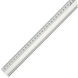 Linex Lineal 1960M, 60 cm, Aluminium, mit Tuschefacette, silber