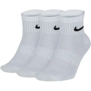 Nike Everyday Lightweight Trainings-Knöchelsocken White/Black 34-38