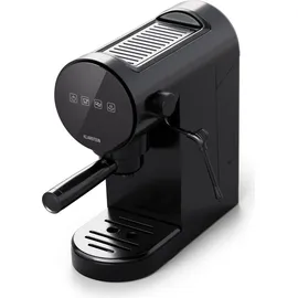 Klarstein Retro Mini-Espressomaschine 0,9L schwarz mit Milchaufschäumer