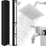 Kaket Solardusche, Silber, Kunststoff, 22x228x18.3 cm, Freizeit, Pools und Wasserspaß, Gartenduschen