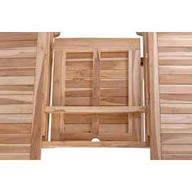 möbelliebling Teak Gartentisch 120-170 x 120 x 75 cm Beige
