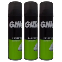 Gillette Rasierschaum Limettenduft 3x 200ml