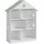 [en.casa] Kinderregal Vipsali 107 x 83 x 30 cm MDF weiß/mint