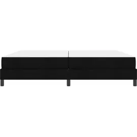 vidaXL Boxspringbett 200 x 200 cm Schwarz
