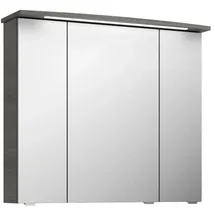 Pelipal 4010 84 cm graphit struktur quer nachbildung TwinLED Kranzbeleuchtung