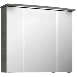 Pelipal 4010 84 cm graphit struktur quer nachbildung TwinLED Kranzbeleuchtung