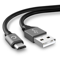 USB Kabel für Microsoft Xbox One X Controller Ladekabel 2A grau