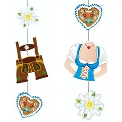 Papstar Hängedekoration 75 cm `Trachten & Dirndl`