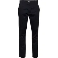 !Solid Chinohose Jim Regular Schwarz 38 30