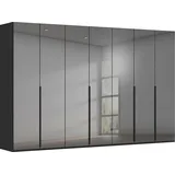 Rauch Drehtürenschrank MONTCLAR 350 x 223 x 60 cm Schwarz/Grauspiegel