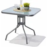 Mojawo Bistrotisch 60 x 60 x 70 cm Silber