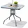 Mojawo Bistrotisch 60 x 60 x 70 cm Silber
