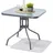 Mojawo Bistrotisch 60 x 60 x 70 cm Silber