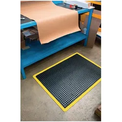 COBA Arbeitsplatzbodenbelag Fertigmatte L900xB600xS14mm - BF010701