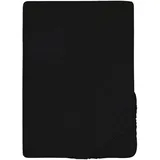 biberna 0012344 Frottee-Stretch 180 x 200 - 200 x 200 cm schwarz