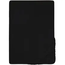 biberna 0012344 Frottee-Stretch 180 x 200 - 200 x 200 cm schwarz