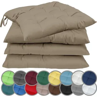 NatureMark Stuhlkissen 40 x 40 cm Beige